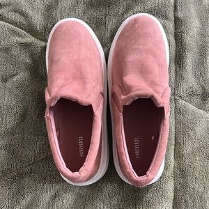 Forever 21 Suede Slip on Shoes